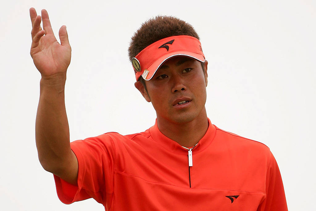 Hideto Tanihara at The Open in 2006